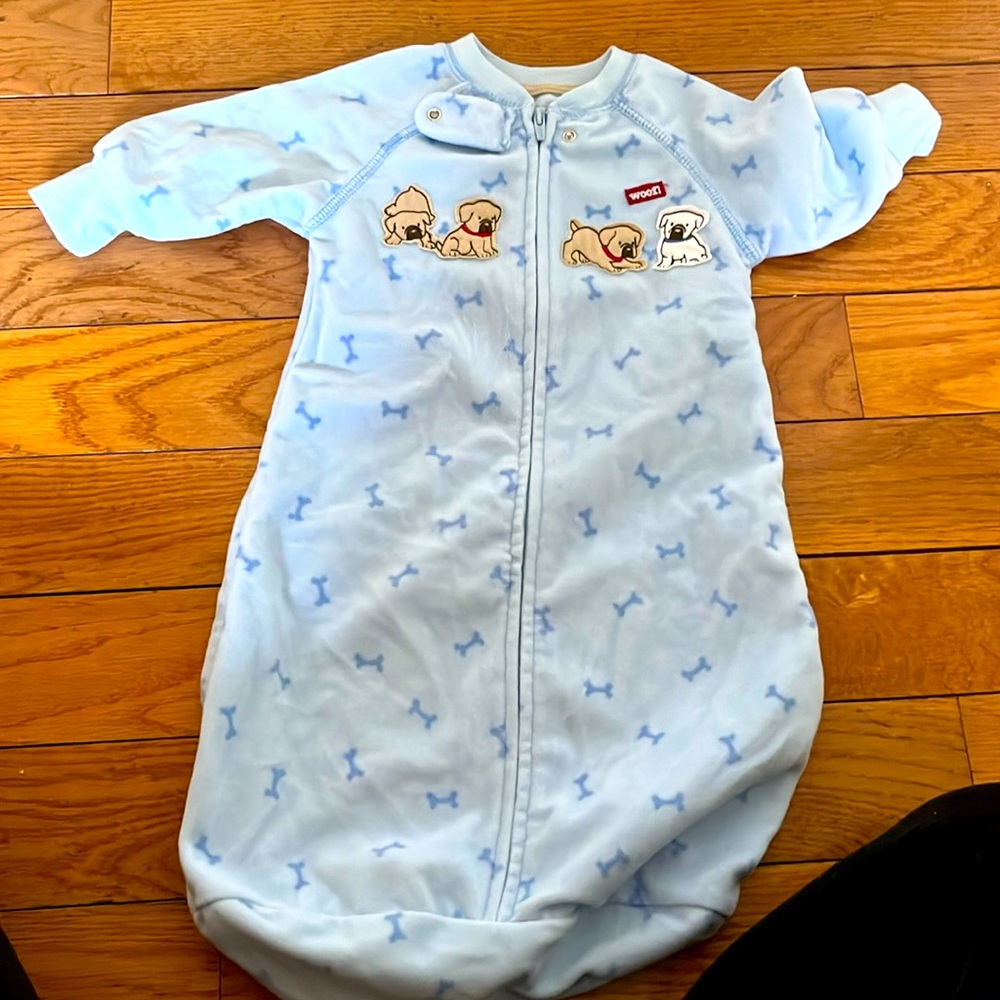 Size 0-9 month sleep Sack. Never used